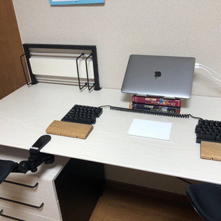 【超美品】ニトリ　デスク　サーヤ　デスクワゴンセットの画像