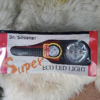 充電式　災害対策　新品　未使用品　乾電池不要　スーパーエコLED ライトの画像