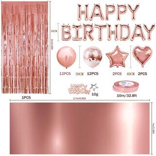 【新品・未使用】誕生日 風船 Happy Birthdayの画像