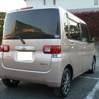 H21 タント　左パワースライド LEDヘッドライト 4WD 社外１４インチAW ベンチシート R3年自動車税込み　15418の画像