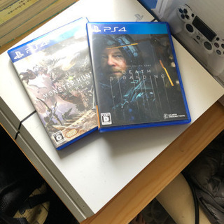 PS4本体（箱付き）&ソフト2本セット (配送の場合着払い）