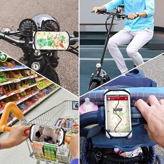 【新品・未使用】自転車用 360° スマホホルダーの画像
