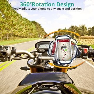 【新品・未使用】自転車用 360° スマホホルダーの画像