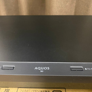 シャープ　2TB HDD/3チューナー搭載　2020製  ブルーレイレコーダー2B-C20CT1 