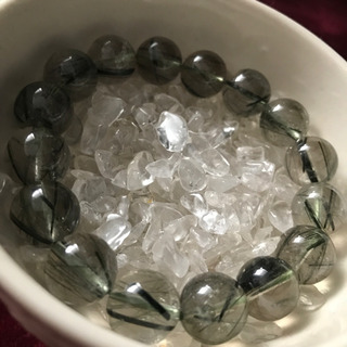 【希少】パワーストーン⑤グリーンルチルの画像