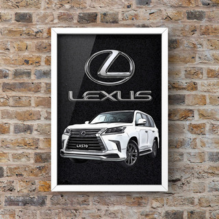 132 LEXUS LX 570 レクサスオマージュアートポスタ...