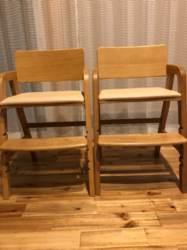 キトコ　オーク　キッズダイニングチェア