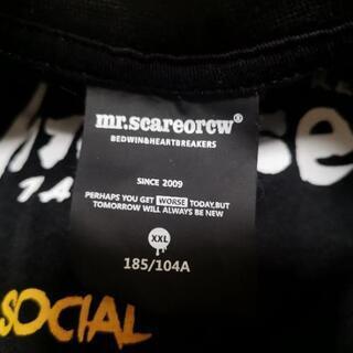 値下げ💴⤵️mr.scareorcwＴシャツXXL【新品】の画像
