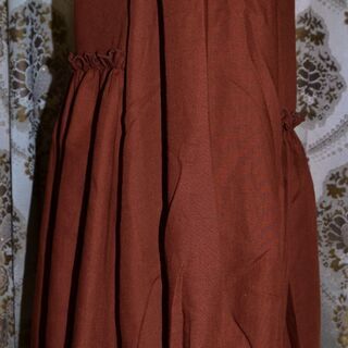【まだ受付中･送付可能】新品タグ付 GU ジーユー ボリュームスリーブ ティアード ブラウス 長袖 ブラウン S レディース 早い者勝ちです✨✨の画像