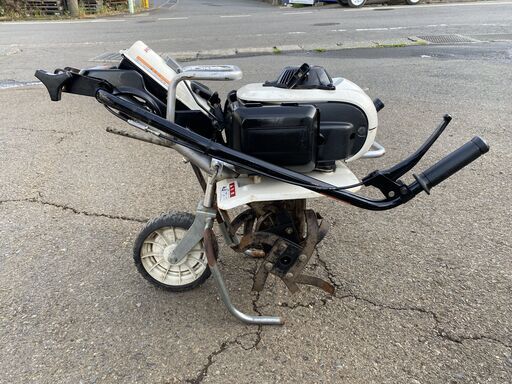 動作品 爪程度良く 女性の方でもかけ易く片手で持てる ホンダ 1.5馬力 カセットガスLPG仕様 耕運機 ピアンタ FV200 取説も