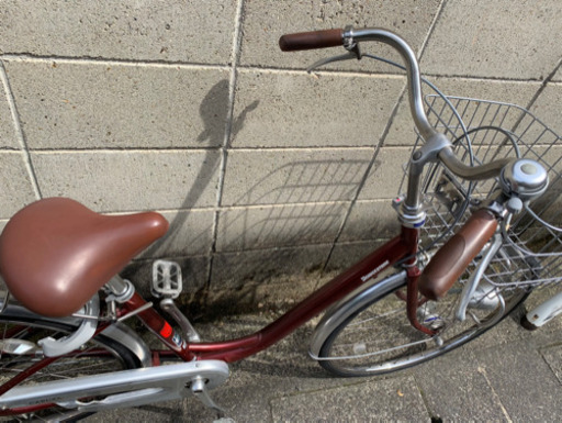 【中古自転車】ブリヂストン製カジュナ　美品❗️26インチ変速なし　LEDオートライト付　若林自転車　膳所　SALE中❗️