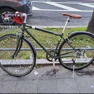 話し中 自転車