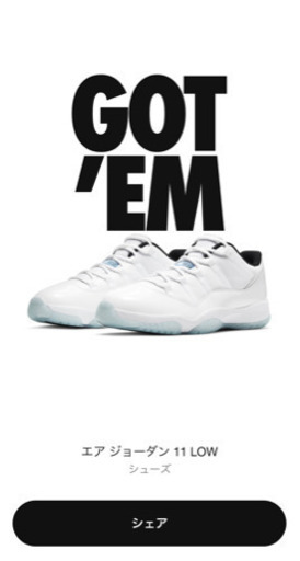 新品未使用　NIKE AIR JORDAN 11 LOW LEGEND BLUE