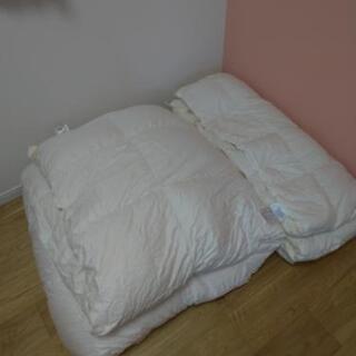 昭和西川　羽毛布団　譲ります