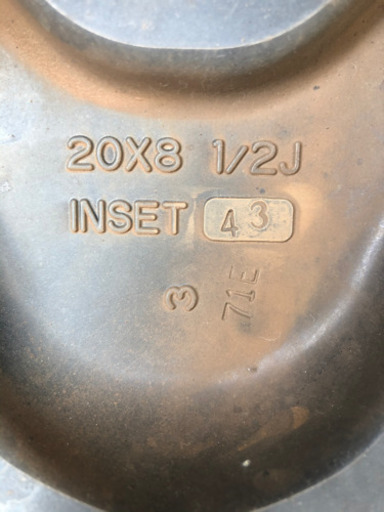 20インチ中古ホイール