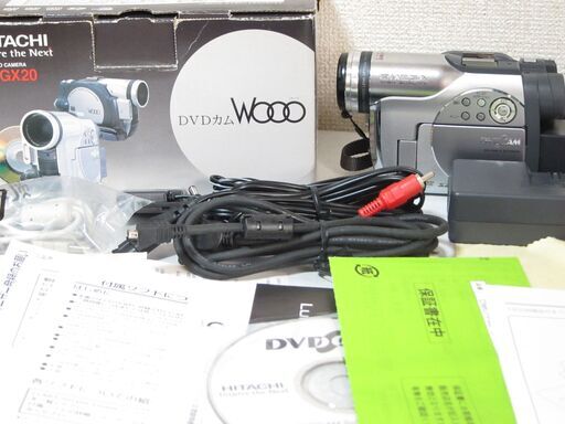 HITACHI 日立 デジタルビデオカメラ DZ-GX20 DVDカム WOO(ウー)