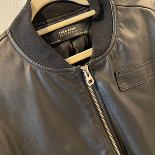 ZARA レザー風ジャケット