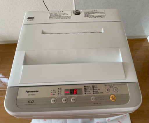 洗濯機 Panasonic NA-F50B12 2019年製