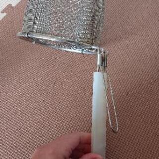 麺用水切りざるの画像