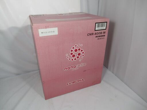 JAKN2273/美容健康機器/ナノリフレ/nanorefre/フェイスケア/コロナ/CORONA/CNR-400B/良品/美品/新品/未使用品/