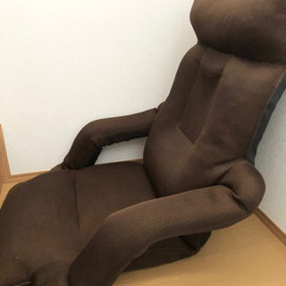 【お話中】肘置き付きハイバッグの座椅子です。