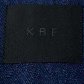【お値下げ!!】☆KBF☆ケービーエフ　ノーカラーデニムコートの画像
