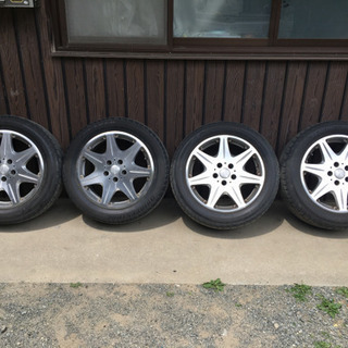 中古タイヤ、アルミホイール4本セット