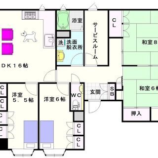 【水希ビル】1号タイプ！5SLDKタイプ！130㎡以上のひろさ！