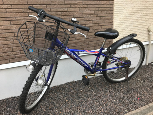 24インチ自転車 子供用 キッズ ジェネレーターLEDオートライトC