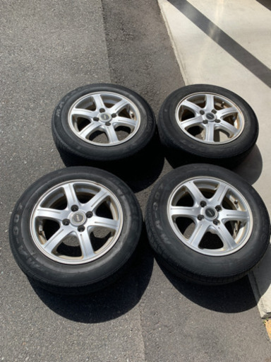 165/70R14アルミホイール4本