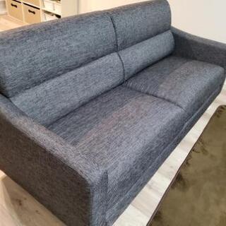 決まりました！【美品 定価6万円】3人掛けソファー布張り