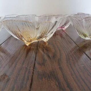 未使用品！　ガラス　小鉢　7点セットの画像