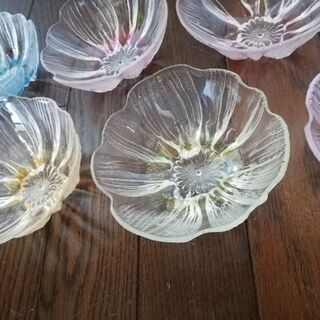 未使用品！　ガラス　小鉢　7点セットの画像