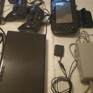 Nintendo Wii U WII U プレミアムセット KURO +おまけの画像