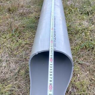 塩ビパイプvu200　380cm程度、15cmほど割れありの画像