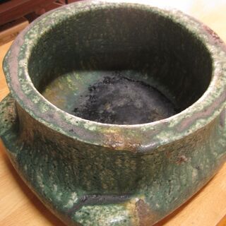珍品　ひろ窯　藤井敬之・作　習作・緑釉大花入　新品未使用