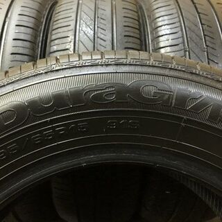 GOODYEAR DuraGrip 195/65R15 15インチ 夏タイヤ 4本 2018～19年製 プリウス アイシス プレミオ セレナ等　(MTE76) クレジットカード QR決済可能の画像