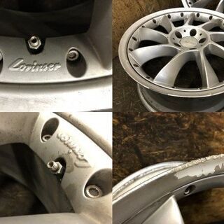 Lorinser ロリンザー 社外ホイール 19インチ 9.5J/8.5J5HPCD114.3+38 ロリンザー純正スペーサー装着 希少　(VHD158) クレジットカード QR決済可能の画像