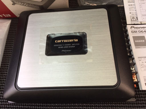 カロッツェリア アンプ GM-D6400 中古品