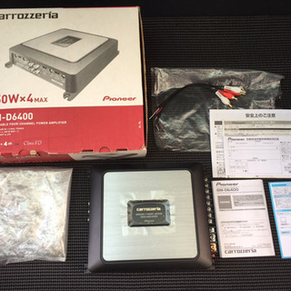 カロッツェリア アンプ GM-D6400 中古品