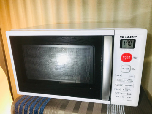 美品オーブンレンジホワイト✨説明書付きSHARP✨清掃済