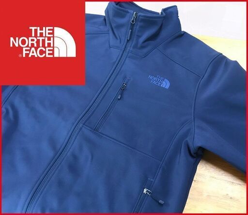 美品◆The NORTH FACE / APEX ソフトシェル ジャケット◆Mサイズ■Bionic 2 Jacket / ネイビー フリース アウトドア マウンテン