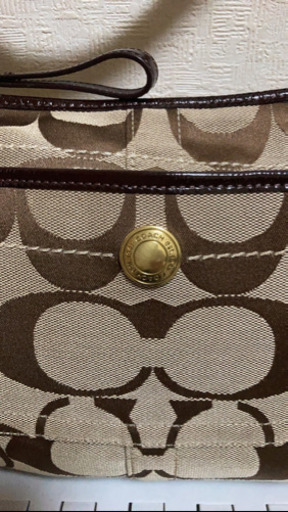 4MKO275   COACH トート ハンドバッグ 茶色 コーチ