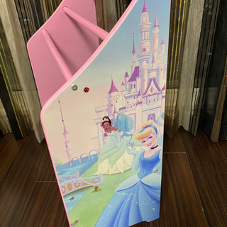 ディズニープリンセス　椅子・机　おもちゃ箱　整理棚の画像