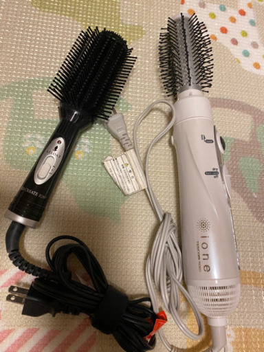 ブラシ型ヘアアイロン＆くるくるドライヤー