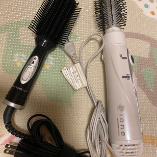 ブラシ型ヘアアイロン＆くるくるドライヤー