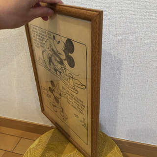 ミッキーのアート　額入り