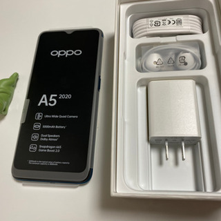 【OPPOA5 2020 SIMフリー】新品未使用(Green)...