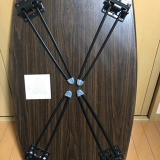【0円】③中古折り畳み式ちゃぶ台（幅50x長さ75x高さ33cm）の画像