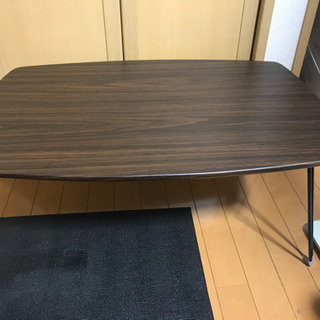 【0円】③中古折り畳み式ちゃぶ台（幅50x長さ75x高さ33cm）